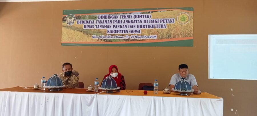 Dosen Unismuh Jadi Pemateri Bimbingan Teknis Budidaya Tanaman Padi di Gowa