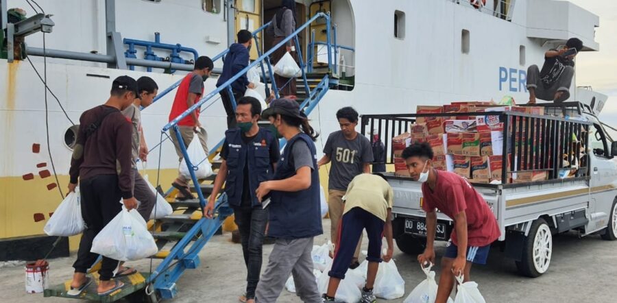 Muhammadiyah Kirim 4 Ton Bantuan Logistik dan 20 Relawan Untuk Bantu Penyintas Gempa di Selayar