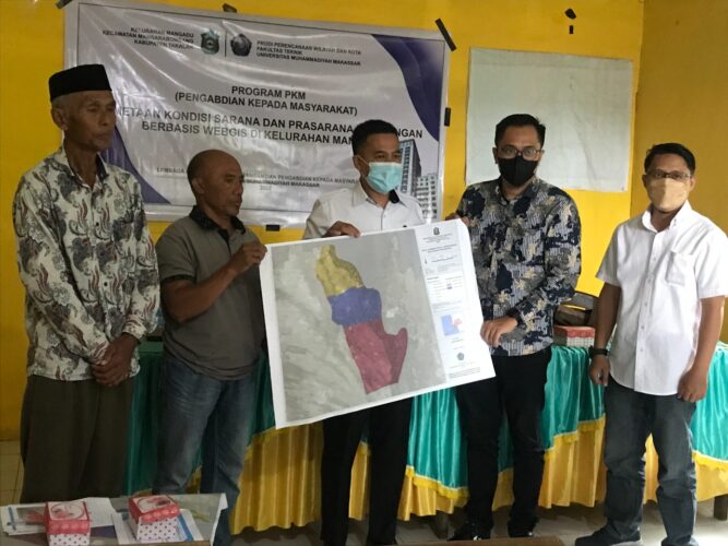 Prodi PWK Unismuh Gelar Sosialisasi PKM “Pemetaan Sarana dan Prasarana Berbasis Webgis” di Takalar