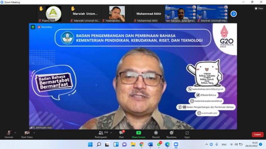 Peringati Hari Bahasa Ibu Internasional, Unismuh dan Balai Bahasa Provinsi Sulsel Gelar Seminar Nasional