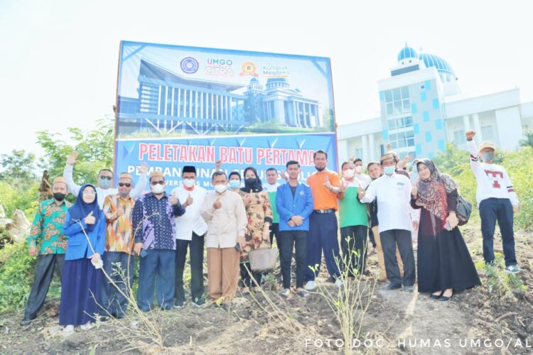 UMGO Lakukan Peletakan Batu Pertama Pembangunan Gedung Kuliah