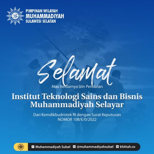 Perguruan Tinggi Muhammadiyah ke 13 di Sulsel Resmi Berdiri di Selayar