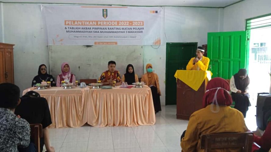 Dirangkaikan Tabligh Akbar, IPM SMA 3 Panakkukang Helat Pelantikan