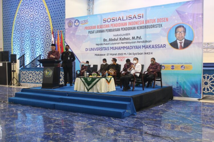 LLDIKTI Wilayah IX Gelar Sosialisasi Beasiswa Pendidikan, Unismuh Makassar Tuan Rumah