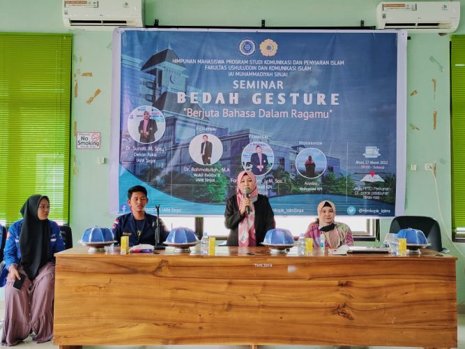 Seminar Bedah Gesture, Dekan FUKIS IAIM Sinjai Turut Apresiasi