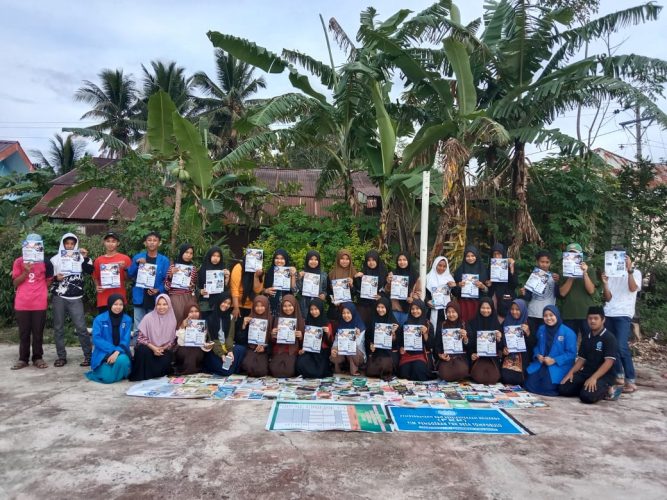 Gelar Gerakan Literasi Sekolah, Mahasiswa KKNP IAIM Sinjai Gandeng MA Muhammadiyah Tompobulu