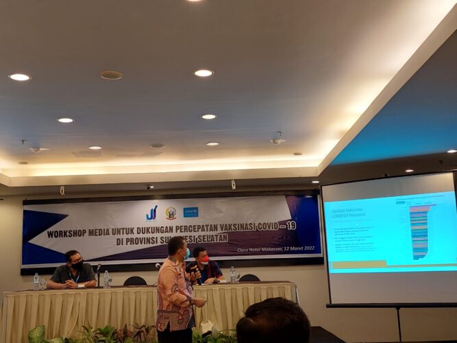 Yayasan Jenewa Madani dan UNICEF Gelar Workshop Media untuk Dukungan Percepatan Vaksinasi Covid-19