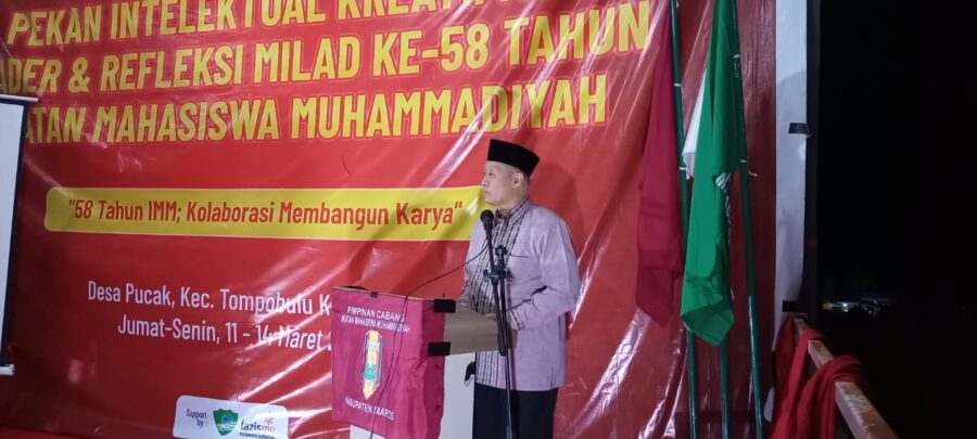 Milad IMM, Prof Ambo Ajak Kader Menjaga Keikhlasan