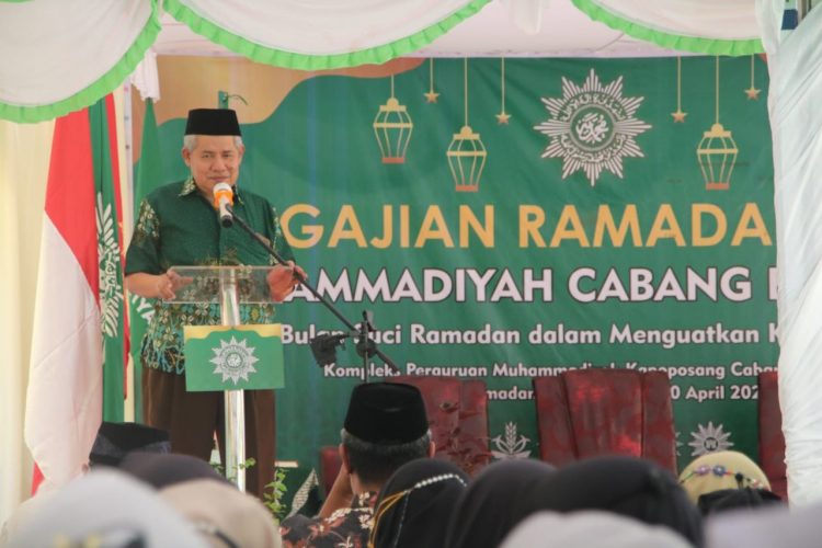 PCM Bontoala Gelar Pengajian Ramadan dan Berbagi Ratusan Paket Sembako