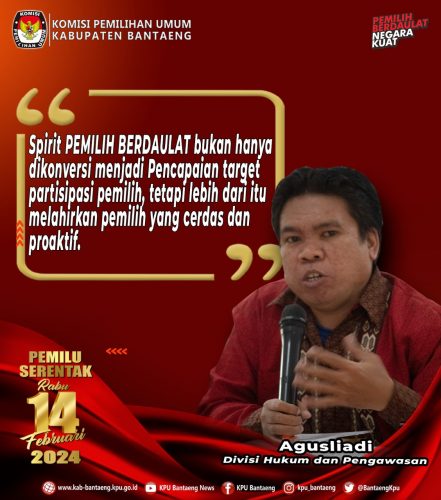 Sosialisasi dan Pendidikan Pemilih: Gerakan Ideologis untuk Mengukuhkan Kedaulatan Pemilih