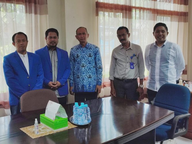 Panitia  KKN MAS Unismuh Makassar Audiensi ke Dinas Perhubungan Sulsel