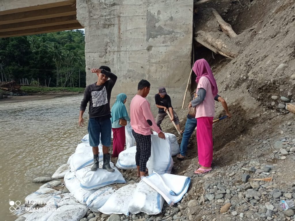 Antisipatif, Kades Bambangan Gandeng MDMC Gowa Siapkan Pemuda Tangguh Bencana