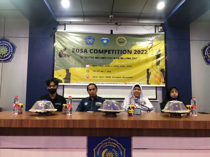 Eksplorasi Bakat Mahasiswa, HMJ PBI  FKIP Unismuh Makassar Gelar EDSA Competition 2022