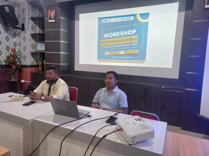 Gelar Workshop Kewirausahaan, FT Unismuh Makassar Diharap Lahirkan Wirausaha Muda