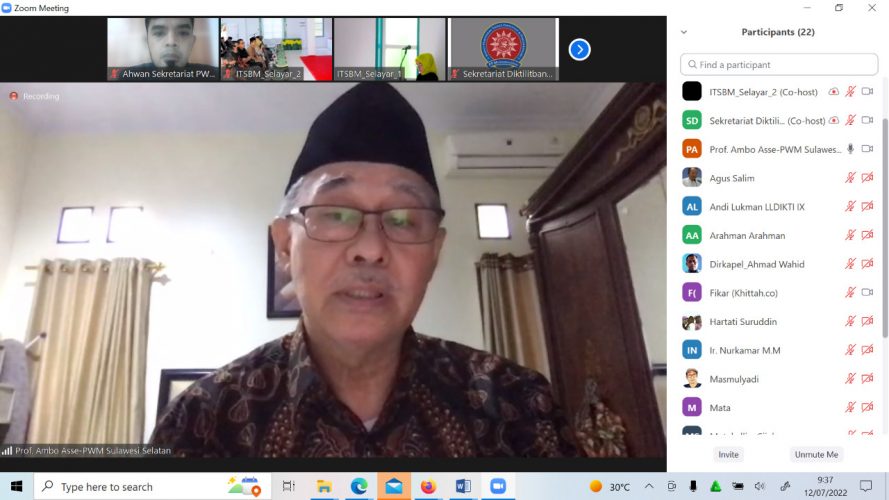 Prof Ambo: ITSB Muhammadiyah Selayar Harus Lari Kencang!