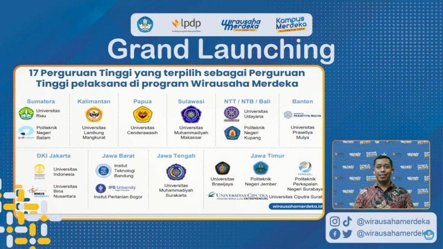 Bersama UI dan ITB, Unismuh Makassar Menangkan Hibah Program Wirausaha Merdeka Kemdikbud