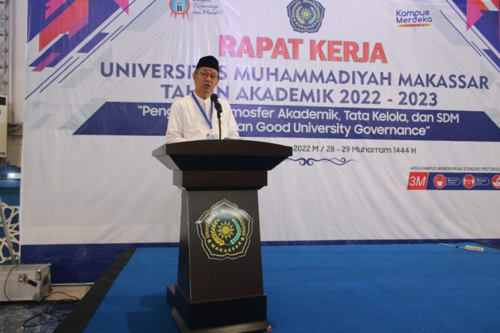 Rektor Prof Ambo Asse Tekankan Program Strategis di Hadapan Peserta Raker Unismuh