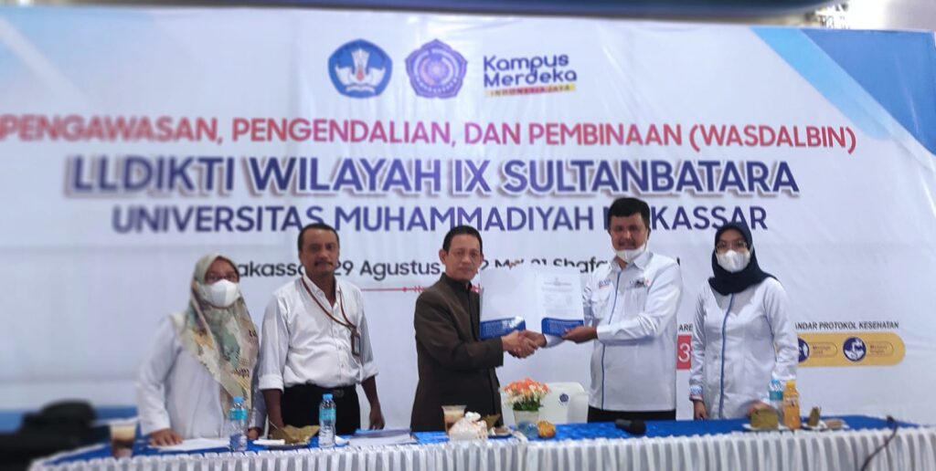 Wasdalbin LLDIKTI WiIayah IX Sultanbatara Lakukan Evaluasi Tri Dharma di Unismuh Makassar