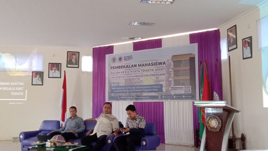 Mahasiswa KKNT Universitas Muhammadiyah Enrekang Harus Berdampak Bagi Masyarakat