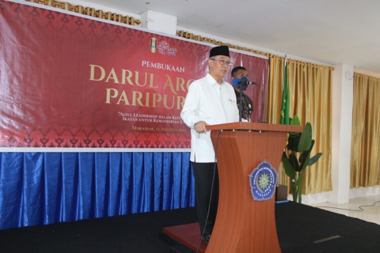 Ketua PWM Sulsel Sambut Peserta Darul Arqam Paripurna IMM di Unismuh Makassar