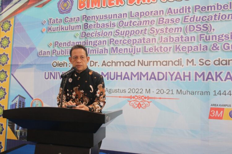 Gelar Bimtek Percepatan Jabatan Fungsional, Unismuh Makassar Target 5 Guru Besar Tahun Ini