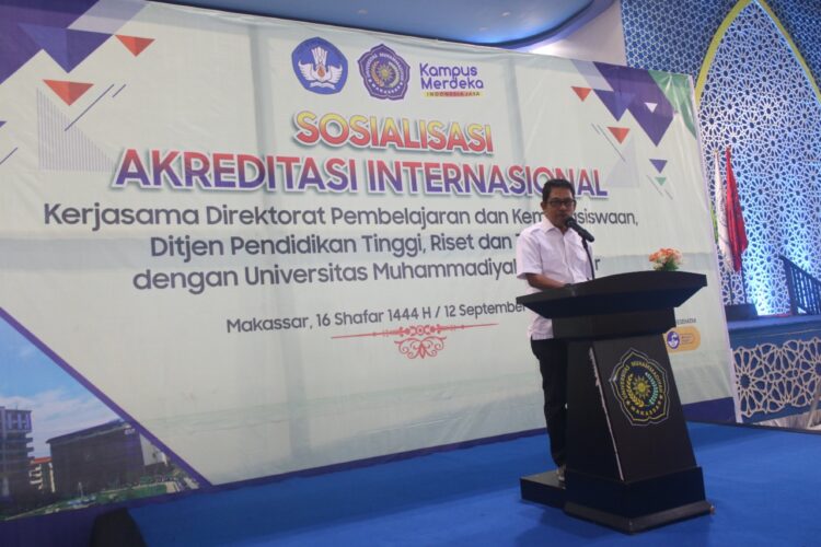 Hadirkan Tim Kemdikbudristek, Unismuh Gelar Sosialisasi Akreditasi Internasional