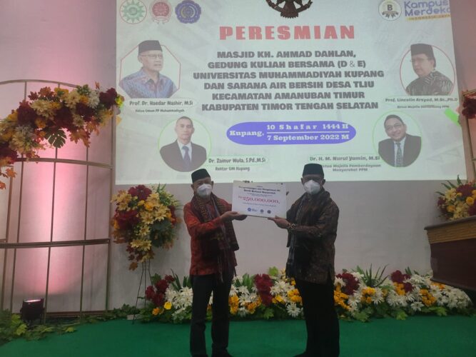 Muhammadiyah Bantu Pengelolaan Air Bersih Desa Tliu NTT