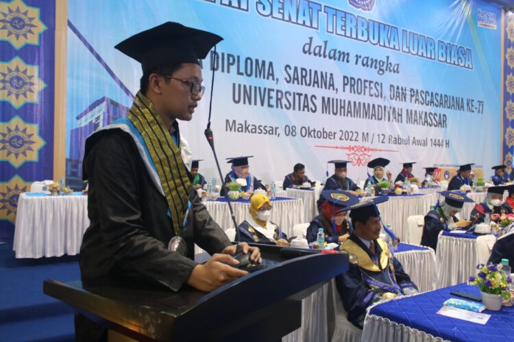 Dzar Fadli El Furqan, Dokter Relawan MDMC yang Jadi Wisudawan Terbaik Unismuh