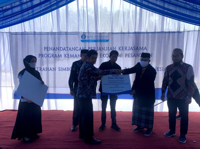 Darul Arqam Ponre Waru Kolaka Terima Bantuan Program Kemandirian Ekonomi Bank Indonesia