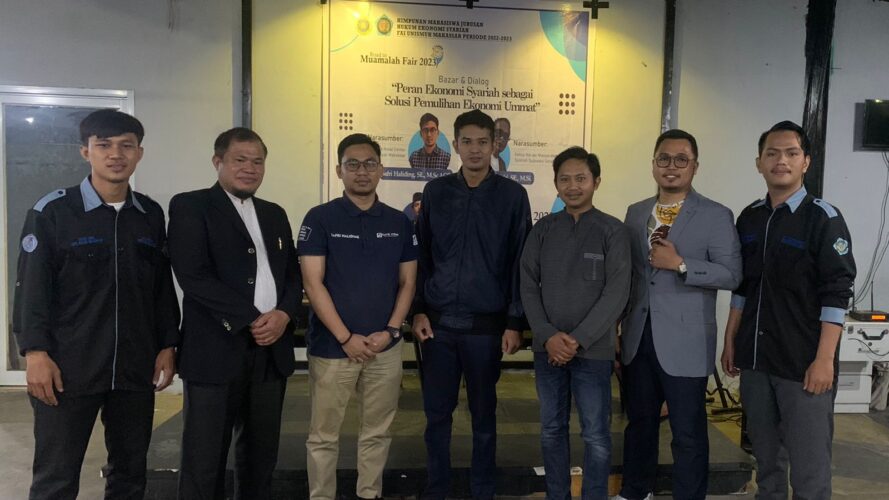 Mahasiswa HES Gelar Bazar dan Dialog dalam Road to Muamalah Fair 2023