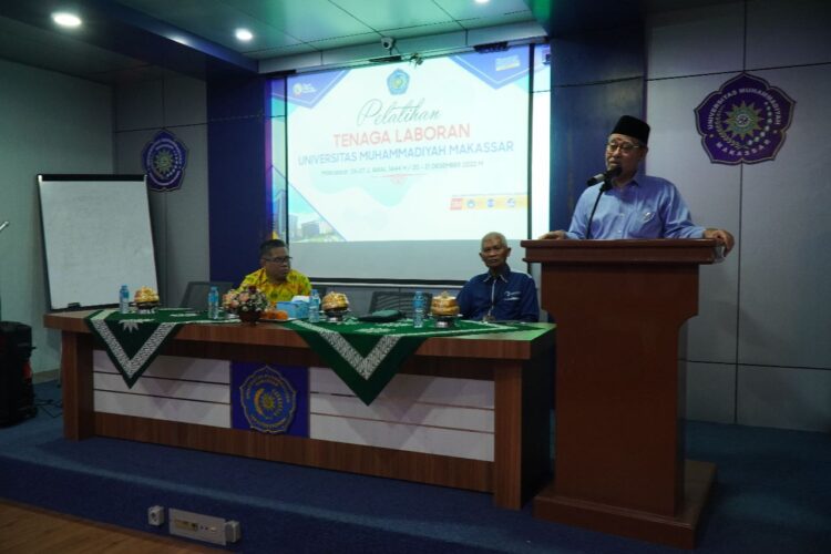 Dorong Sertifikasi Laboran, Unismuh Gelar Pelatihan