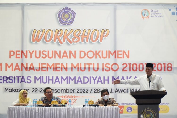 Universitas Muhammadiyah Makassar Targetkan Raih Sertifikat ISO 21001 pada April 2023