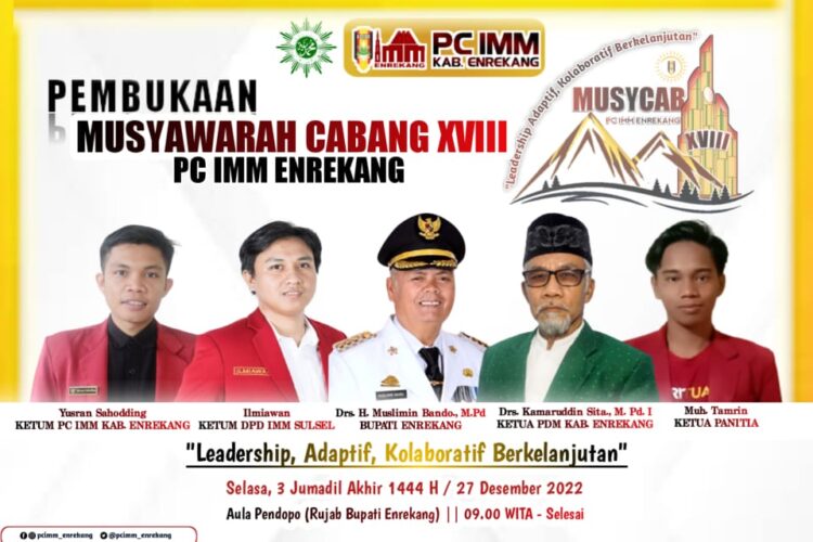 Musycab XVIII, Ketum PC IMM Enrekang: Silakan Cetak Sejarah!