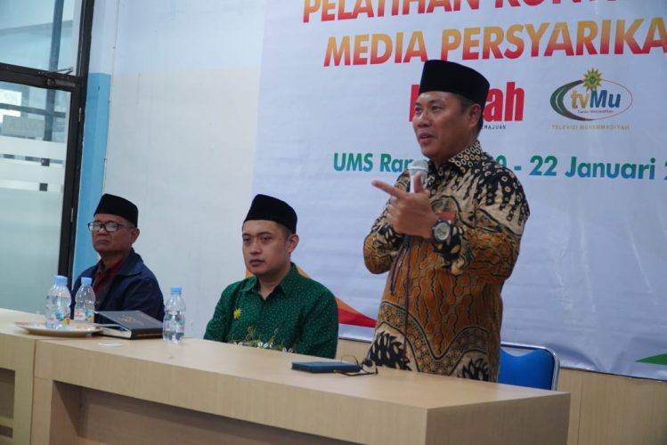 Rektor UMS Rappang: Pelatihan Kontributor Media Persyarikatan Tunjang Visi Digital Kampus