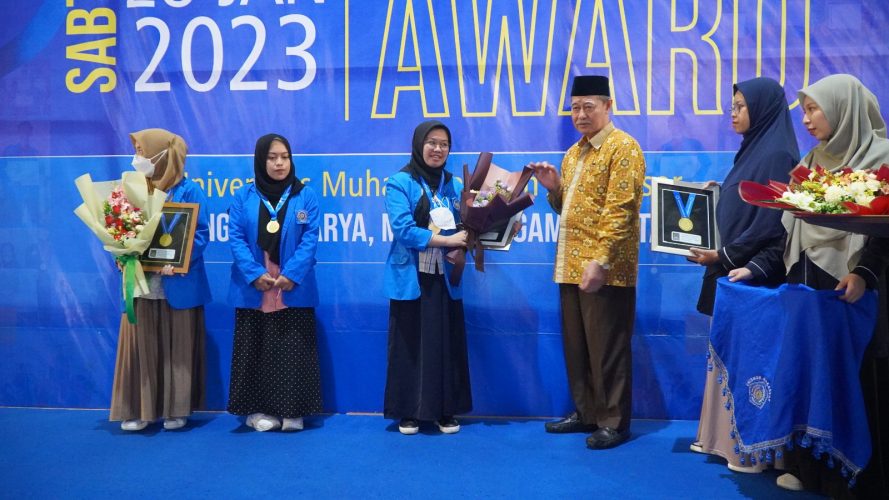 FEB Universitas Muhammadiyah Makassar Jadi Juara Umum Kemahasiswaan Award 2023, Rebut Piala Bergilir Rektor