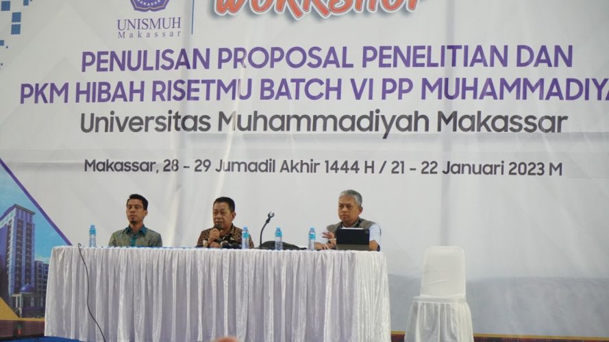 Workshop Penulisan Proposal Penelitian Resmi ditutup, Begini Pesan Ketua LP3M Unismuh Makassar