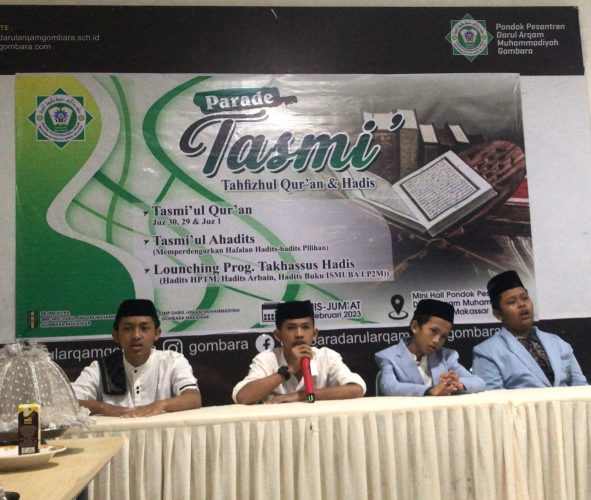 Terus Cetak Hafidz, SMP Darul Arqam Muhammadiyah Gombara Gelar Parade Tasmi Al-Qur’an