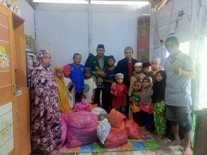 Sambut Ramadhan, Tim Korps Mubalig Hijrah Unismuh Kunjungi Kampung Muallaf di Pinrang