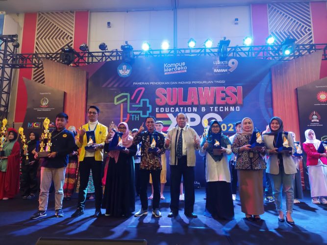 Unismuh Makassar Kembali Sabet Juara I Stand Terbaik Sulawesi Education dan Techno Expo 2023