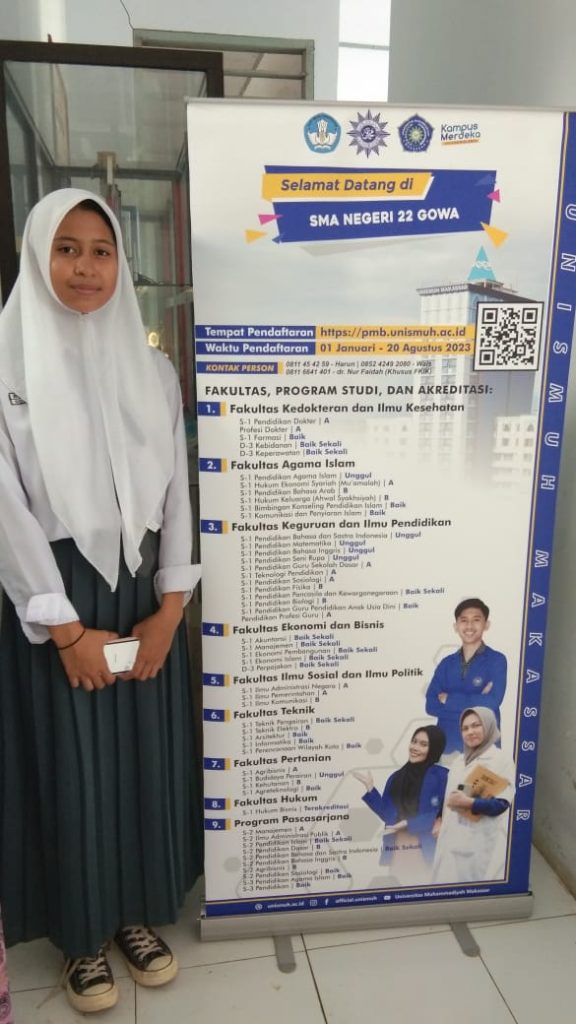 Rosmawati Siswa SMAN 22 Gowa Terbaik Olimpiade Biologi 2021, Tertarik Prodi Teknik Pengairan dan Hukum Unismuh