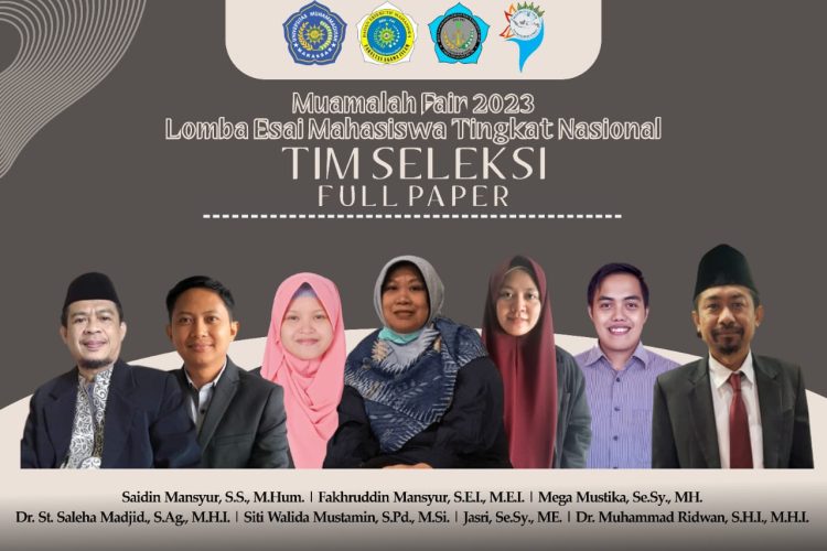 Muamalah Fair 2023 HMJ HES Unismuh Tetapkan Finalis Lomba Esai Mahasiswa Tingkat Nasional