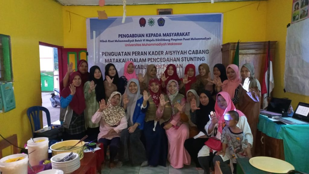 Tim Riset Batch VI Unismuh Makassar Gelar PKM, Cegah Stunting di Kabupaten Polman