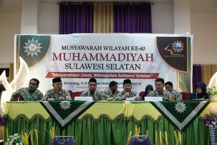 Sah, Musywil Tetapkan 13 Formatur Terpilih Muhammadiyah Sulsel