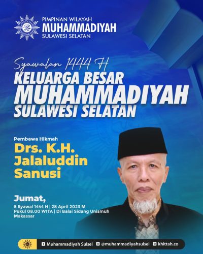 Besok, Unismuh Makassar Tuan Rumah Syawalan Keluarga Besar Muhammadiyah se-Sulsel