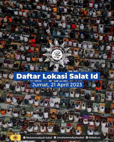 Daftar Lokasi Salat Idulfitri pada Jumat, 21 April di Lutim dan Soppeng