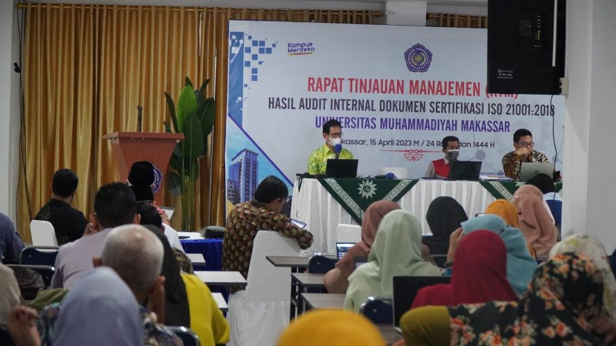 Unismuh Makassar Menuju Sertifikasi AIPT Unggul dengan Capaian Audit Internal Sertifikasi ISO 21001:2018