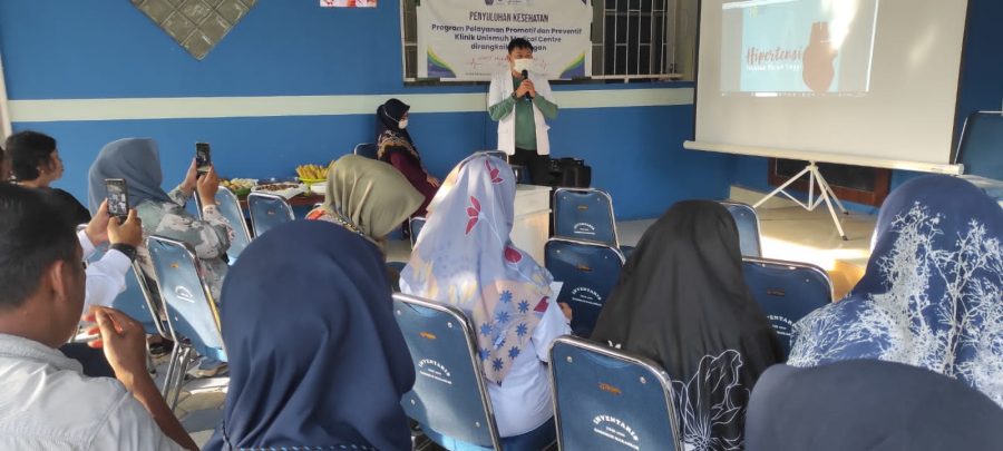 Klinik UMC Gelar Penyuluhan Kesehatan: Jaga Tekanan Darah Jauhi Makanan Tinggi Garam dan Minuman Beralkohol