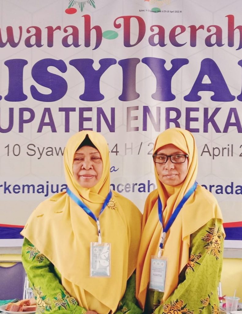 Ketua dan Sekretaris  Terpilih ‘Aisyiyah Enrekang: Risalah Perempuan Berkemajuan Jadi Acuan