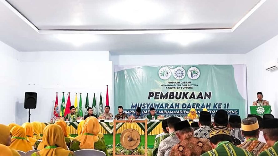 Pembukaan Musyda ke-11 Muhammadiyah Soppeng, Begini Pesan Wakil Bupati