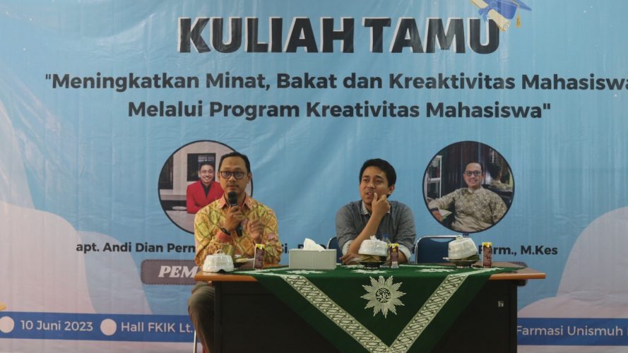 Kuliah Tamu di FKIK Unismuh Mengajak Mahasiswa Farmasi untuk Mengoptimalkan Potensi Melalui Program Kreativitas